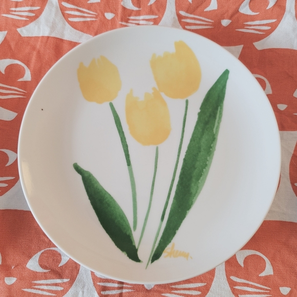 Vintage signed Tulips porcelain Amram's Toronto from Japan - Picture 6 of 10